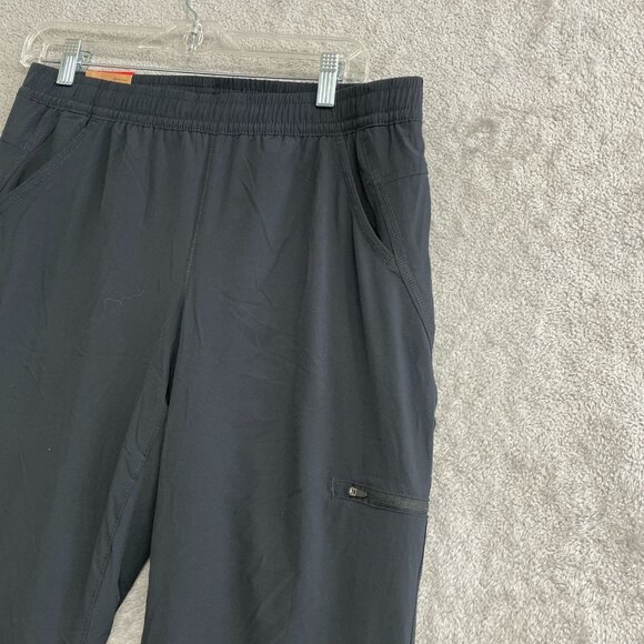 NEW Eddie Bauer Fleece-Lined Pants Black Size 8  UPF 50+ Outdoor Cargo - Picture 5 of 12